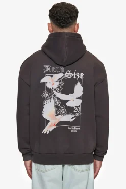 Hoodie<Dropsize Heavy Oversize Kheir Hoodie Washed Black