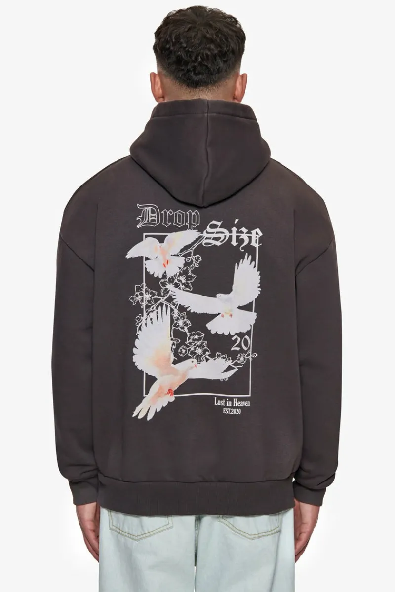 Hoodie<Dropsize Heavy Oversize Kheir Hoodie Washed Black