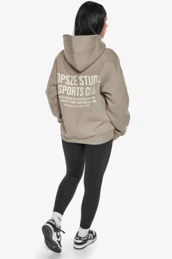 Frauen<Dropsize Heavy Oversize Ladies Sportsclub Hoodie Beige