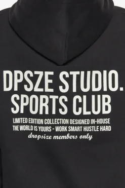 Frauen<Dropsize Heavy Oversize Ladies Sportsclub Hoodie Black
