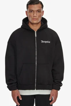 Zipper<Dropsize Heavy Oversize Legends Zip Hoodie Black