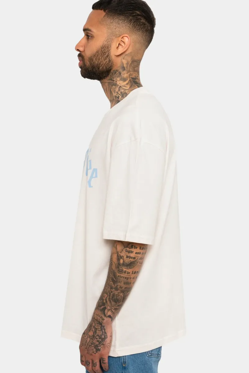 T-Shirt<Dropsize Heavy Oversize Logo T-Shirt Coconut Cream