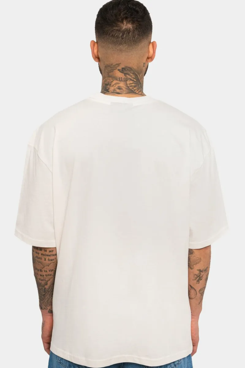 T-Shirt<Dropsize Heavy Oversize Logo T-Shirt Coconut Cream