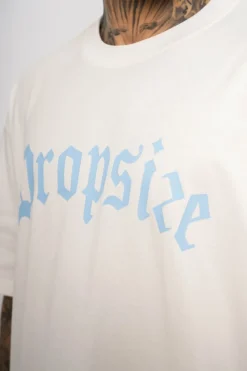 T-Shirt<Dropsize Heavy Oversize Logo T-Shirt Coconut Cream