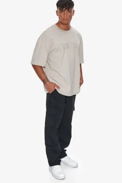 T-Shirt<Dropsize Heavy Oversize Logo T-Shirt Moonbeam
