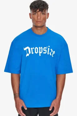 T-Shirt<Dropsize Heavy Oversize Logo T-Shirt Royal Blue