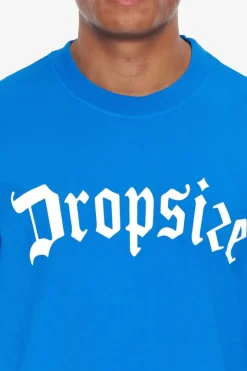 T-Shirt<Dropsize Heavy Oversize Logo T-Shirt Royal Blue