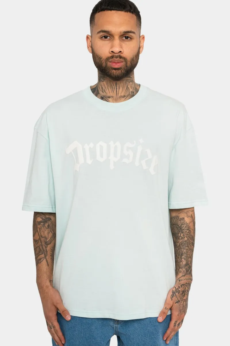 T-Shirt<Dropsize Heavy Oversize Logo T-Shirt Salt Air