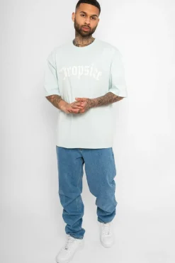 T-Shirt<Dropsize Heavy Oversize Logo T-Shirt Salt Air