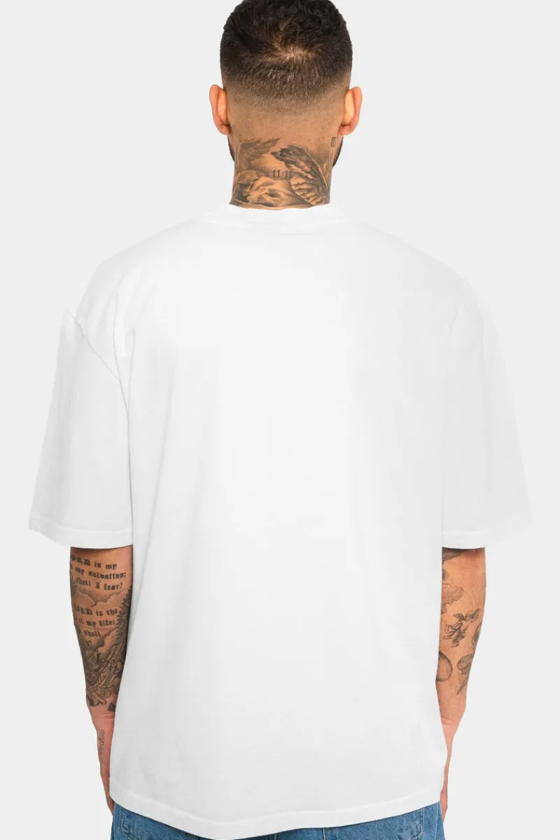 T-Shirt<Dropsize Heavy Oversize Logo T-Shirt White