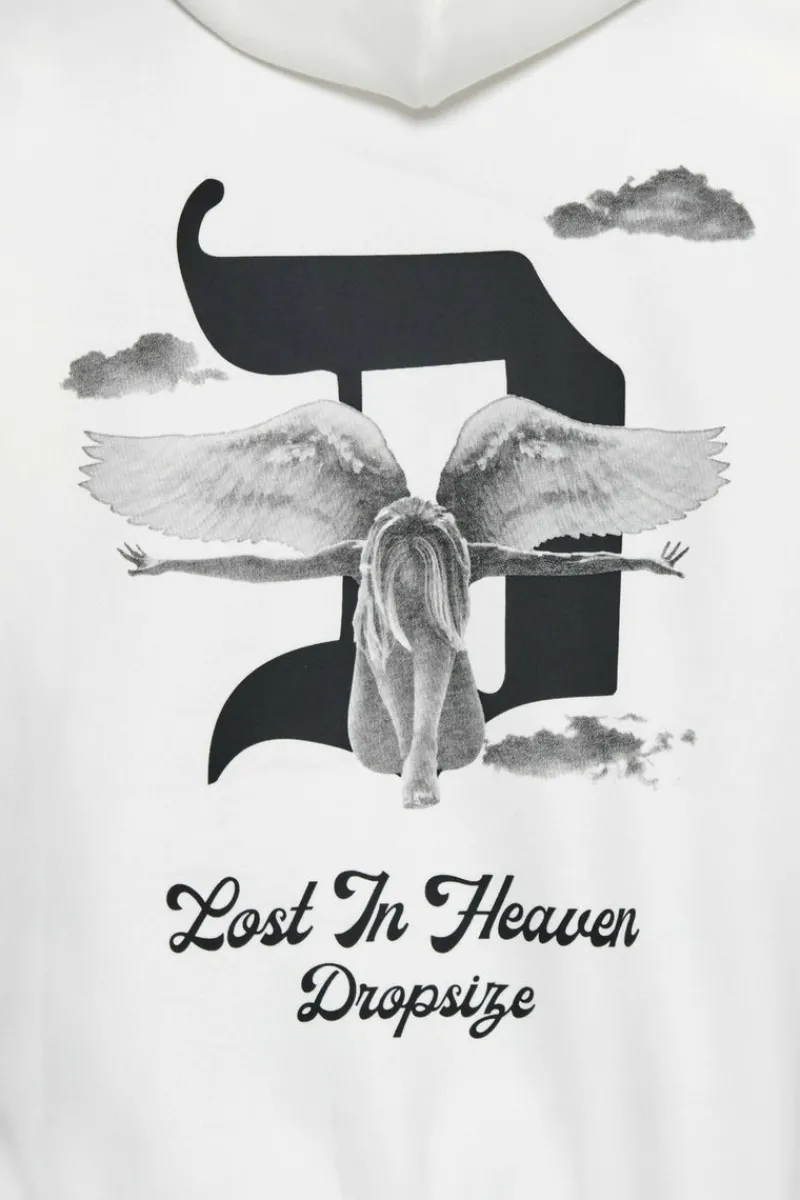 Hoodie<Dropsize Heavy Oversize Lost In Heaven Hoodie Cream White