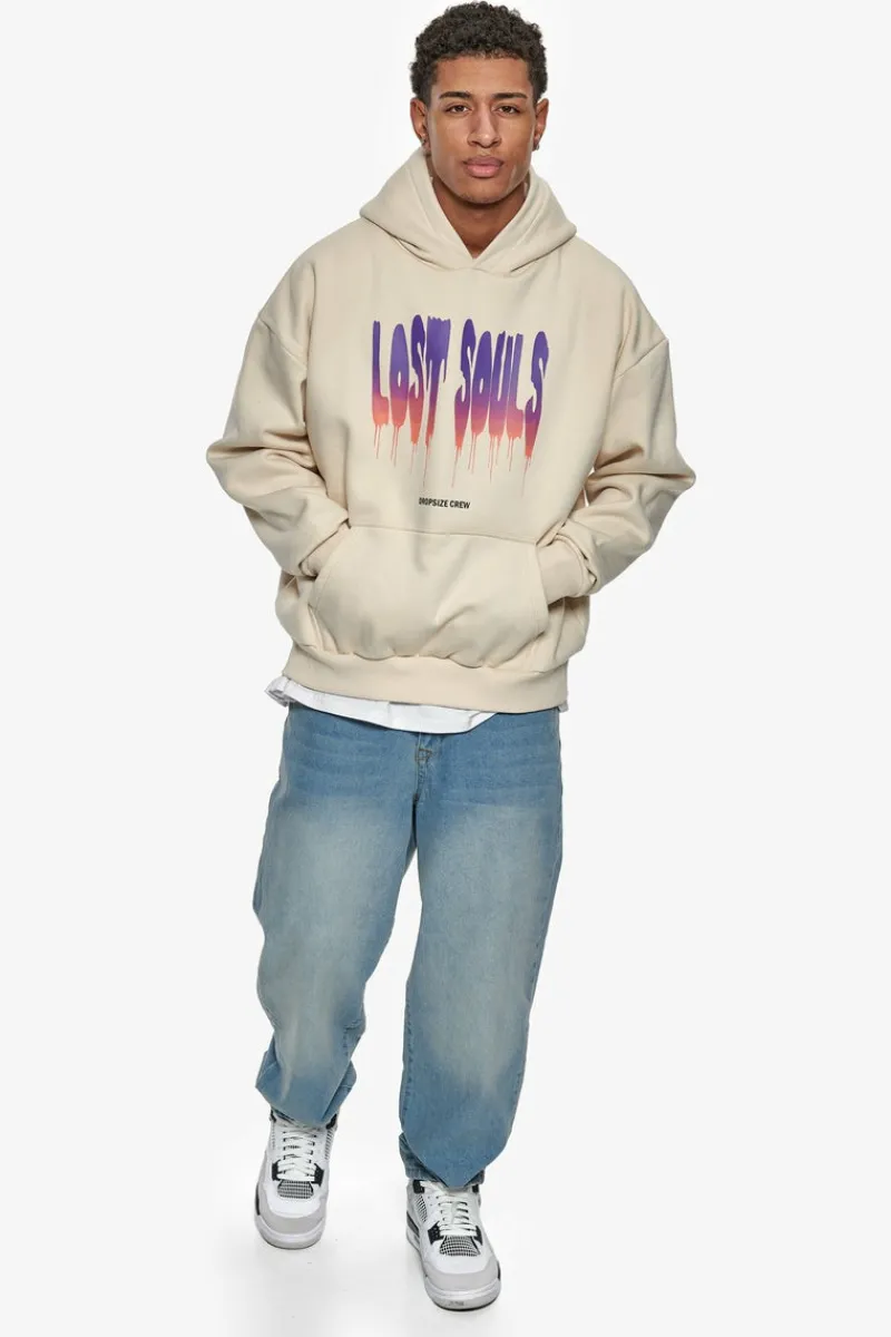 Hoodie<Dropsize Heavy Oversize Lost Souls Hoodie Coconut Milk