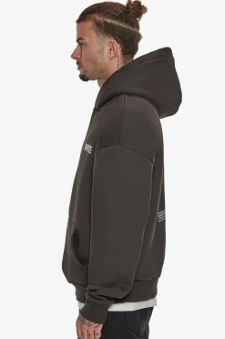 Hoodie<Dropsize Heavy Oversize Marble Worldwide Hoodie Washed Black