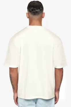 T-Shirt<Dropsize Heavy Oversize Metal Patch T-Shirt Cream