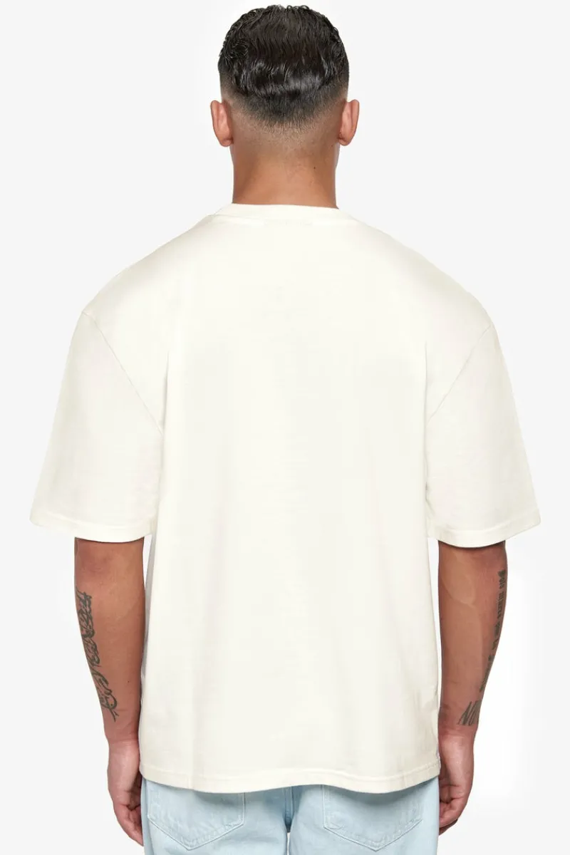 T-Shirt<Dropsize Heavy Oversize Metal Patch T-Shirt Cream