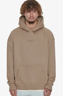 Hoodie<Dropsize Heavy Oversize Middle Embo Hoodie Silver Mink