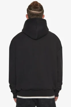 Hoodie<Dropsize Heavy Oversize Mid Hd Hoodie Black Embossed
