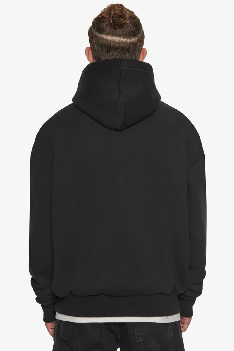 Hoodie<Dropsize Heavy Oversize Mid Hd Hoodie Black Embossed