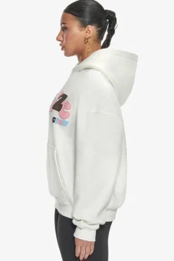 Frauen<Dropsize Heavy Oversize Mixed Colour Puffer Print Cream White