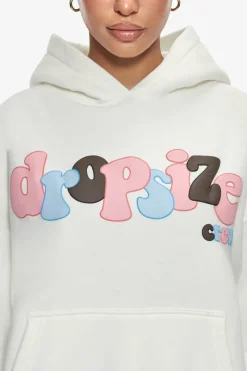 Frauen<Dropsize Heavy Oversize Mixed Colour Puffer Print Cream White