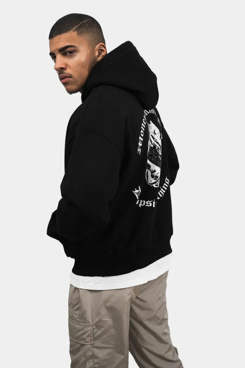 Hoodie<Dropsize Heavy Oversize Money On My Mind Hoodie Black