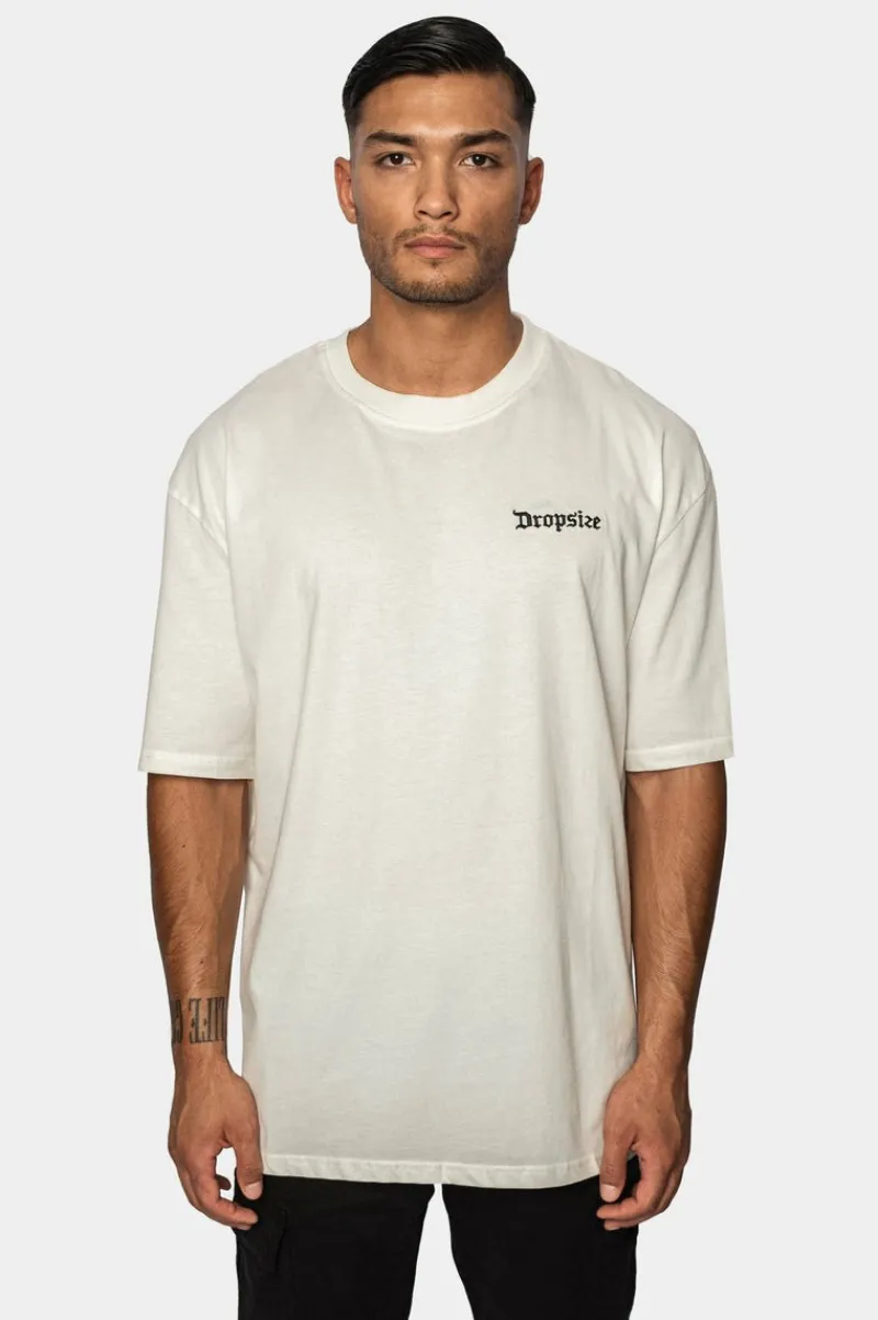 T-Shirt<Dropsize Heavy Oversize ''Money On My Mind'' T-Shirt Cream White