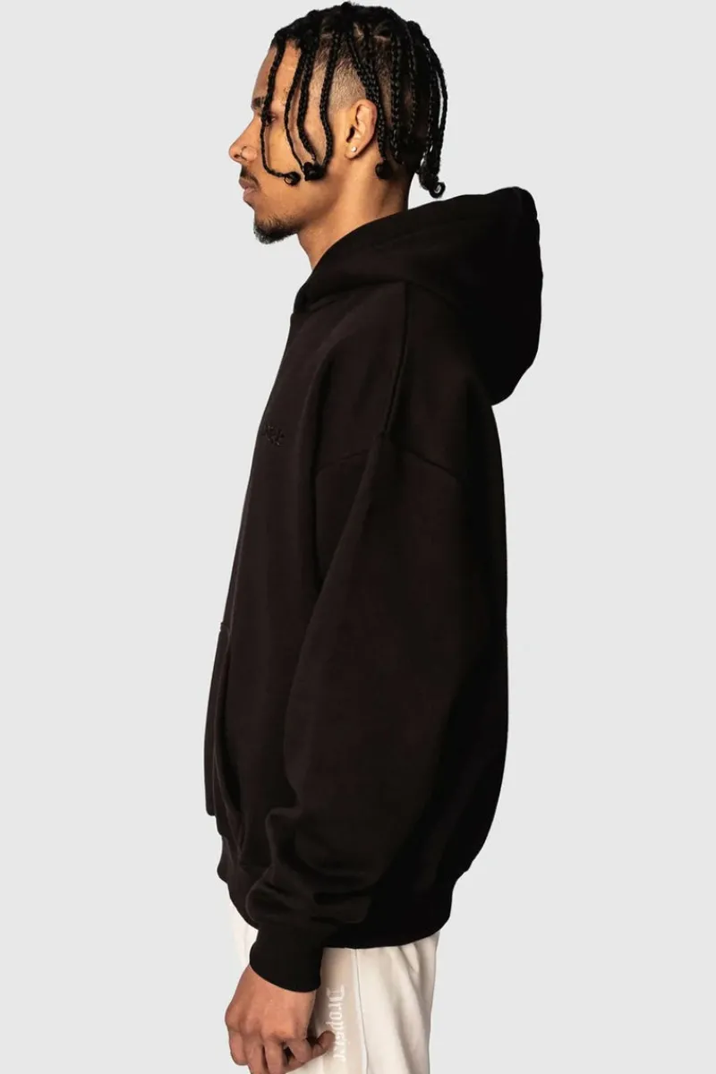 Hoodie<Dropsize Heavy Oversize Moon V2 Hoodie Black