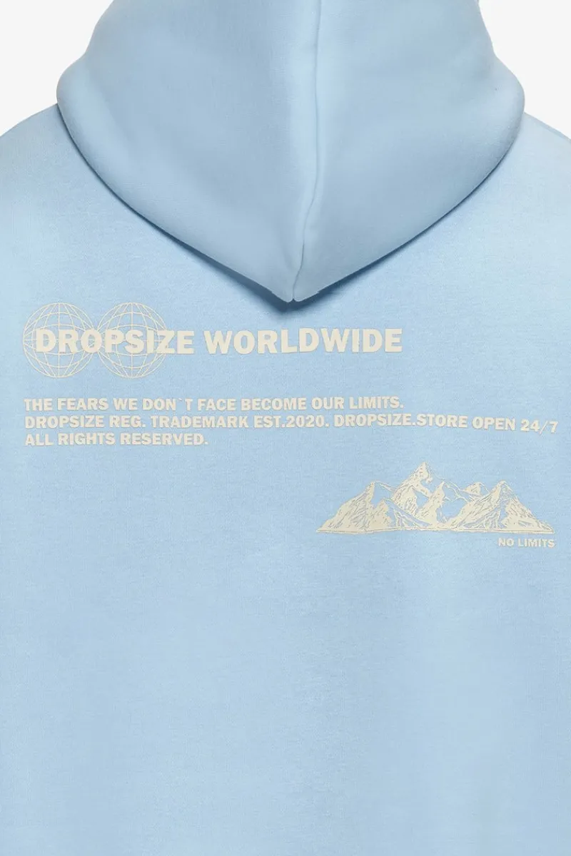 Hoodie<Dropsize Heavy Oversize No Limits Hoodie Baby Blue