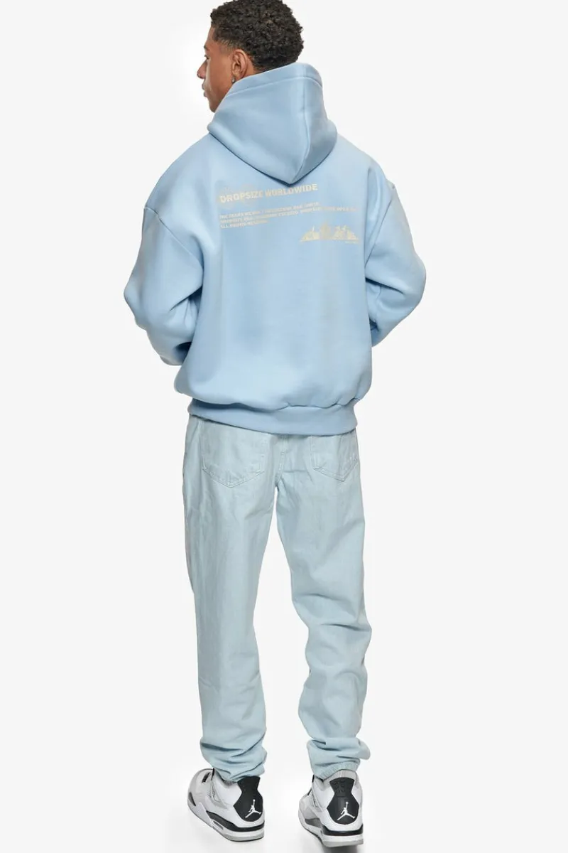 Hoodie<Dropsize Heavy Oversize No Limits Hoodie Baby Blue