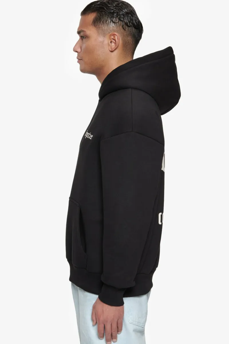 Hoodie<Dropsize Heavy Oversize Number Hoodie Black
