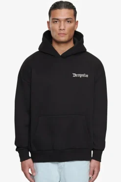 Hoodie<Dropsize Heavy Oversize Number Hoodie Black
