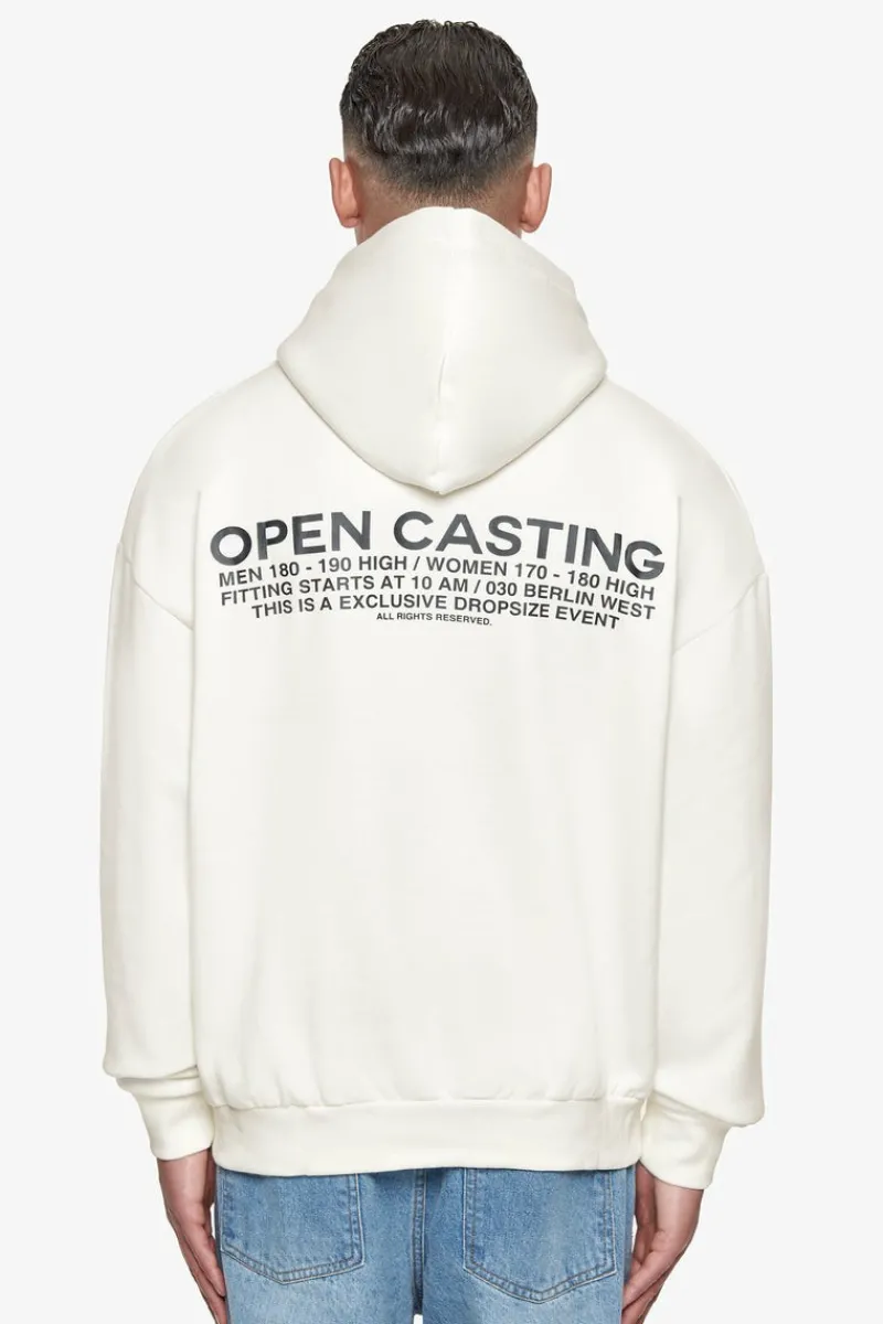 Hoodie<Dropsize Heavy Oversize ''Open Casting'' Hoodie Cream White