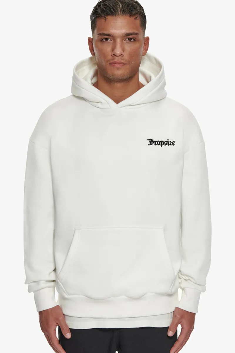 Hoodie<Dropsize Heavy Oversize Patience Hoodie Washed White