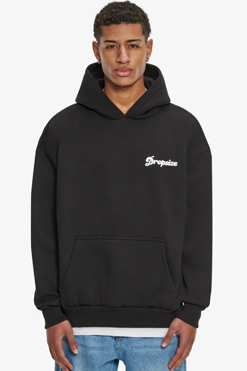 Hoodie<Dropsize Heavy Oversize Pray Love Hustle Hoodie Black