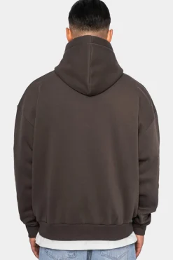 Hoodie<Dropsize Heavy Oversize Puffer Print Hoodie Grey