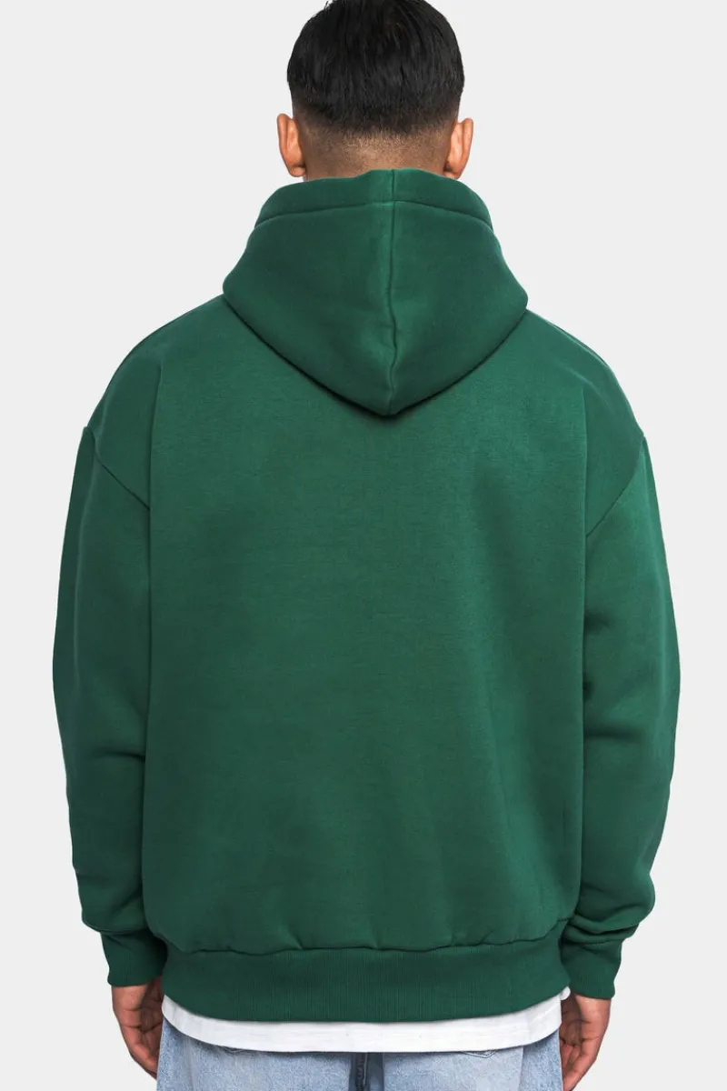 Hoodie<Dropsize Heavy Oversize Puffer Print Hoodie Washed Green