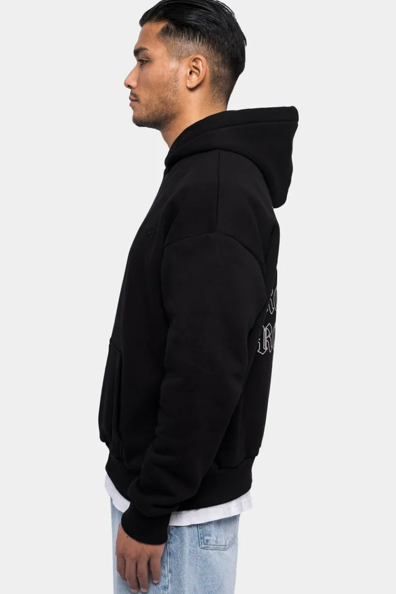 Hoodie<Dropsize Heavy Oversize Quatro Hoodie Black