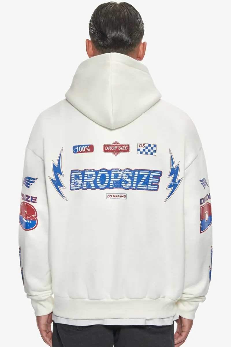 Hoodie<Dropsize Heavy Oversize Racing Hoodie Cream