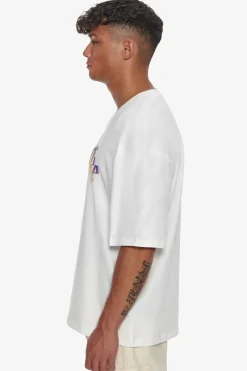 T-Shirt<Dropsize Heavy Oversize Rainbow T-Shirt Cream White