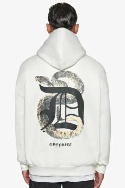 Hoodie<Dropsize Heavy Oversize Rattle Snake Hoodie Cream White