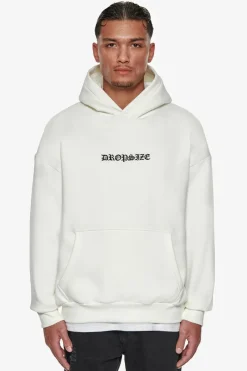 Hoodie<Dropsize Heavy Oversize Rattle Snake Hoodie Cream White