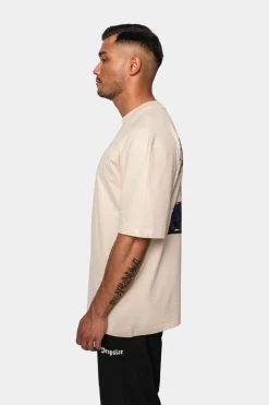 T-Shirt<Dropsize Heavy Oversize Riderz T-Shirt Coconut Milk