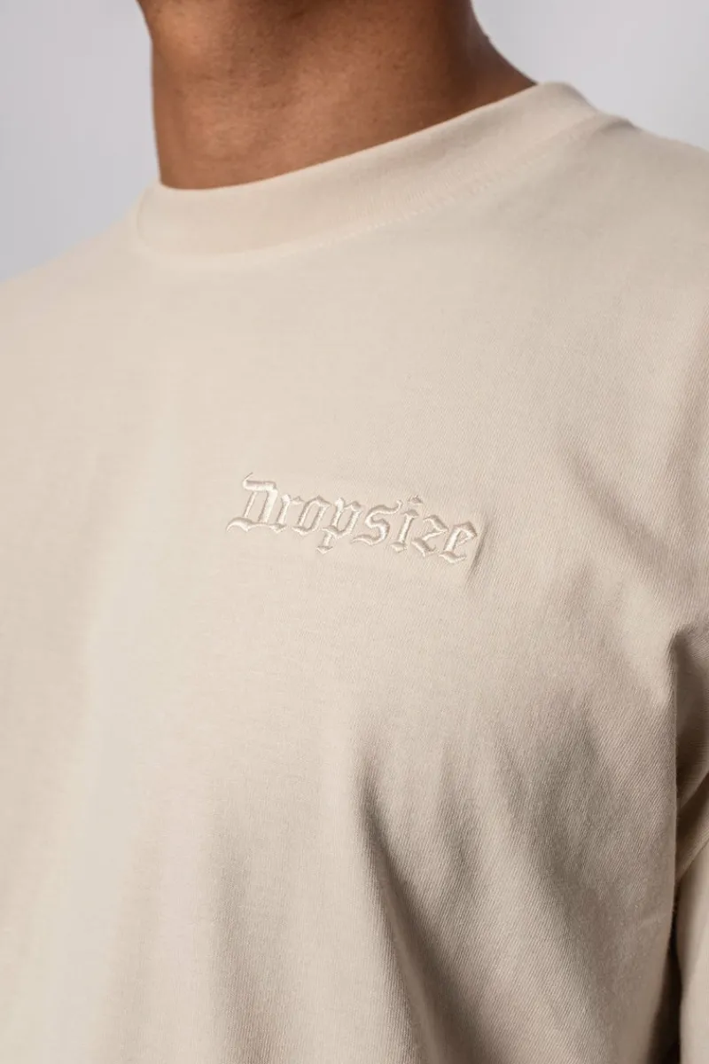 T-Shirt<Dropsize Heavy Oversize Riderz T-Shirt Coconut Milk