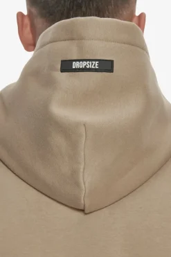 Hoodie<Dropsize Heavy Oversize Rubber Patch Hoodie Weathered Teak