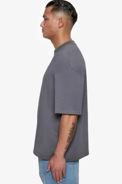 T-Shirt<Dropsize Heavy Oversize Rubber Patch T-Shirt Steel Grey