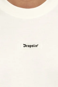 T-Shirt<Dropsize Heavy Oversize Rubber Patch T-Shirt Cream