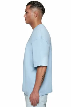 T-Shirt<Dropsize Heavy Oversize Rubber Patch T-Shirt Baby Blue