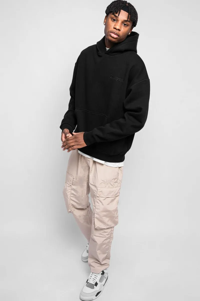 Hoodie<Dropsize Heavy Oversize Scorpion Design Hoodie Black