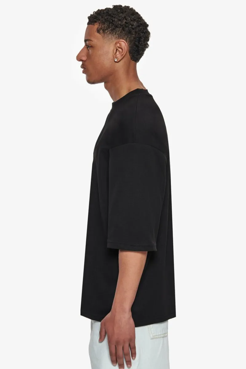 T-Shirt<Dropsize Heavy Oversize Silk Embo T-Shirt Black