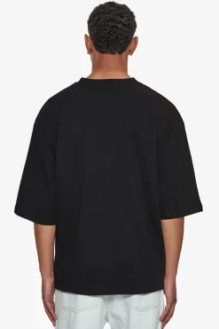 T-Shirt<Dropsize Heavy Oversize Silk Embo T-Shirt Black